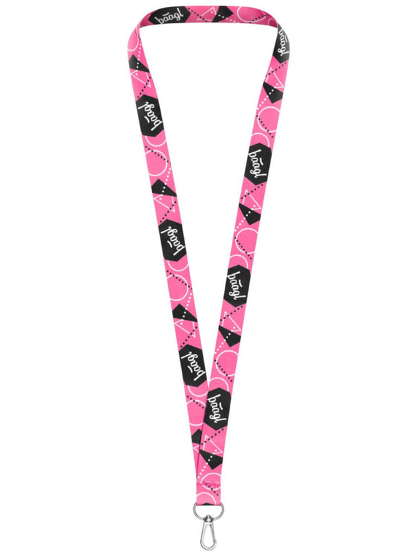 BAAGL  BAAGL Přívěsek na klíče dlouhý – lanyard, růžový