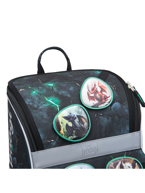 BAAGL  BAAGL SET 3 Zippy Draci: aktovka, penál, sáček