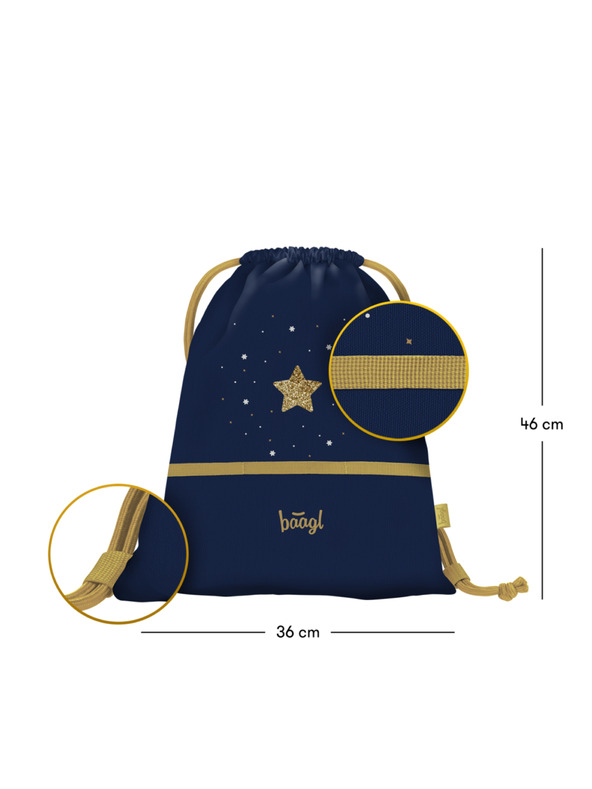 BAAGL  BAAGL Sáček Unicorn Gold