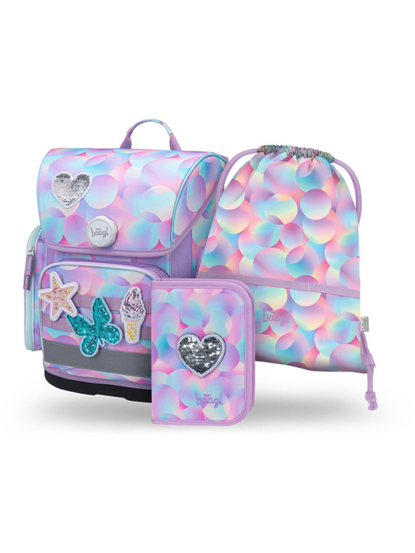 BAAGL  BAAGL SET 3 Ergo Candy: aktovka, penál, sáček