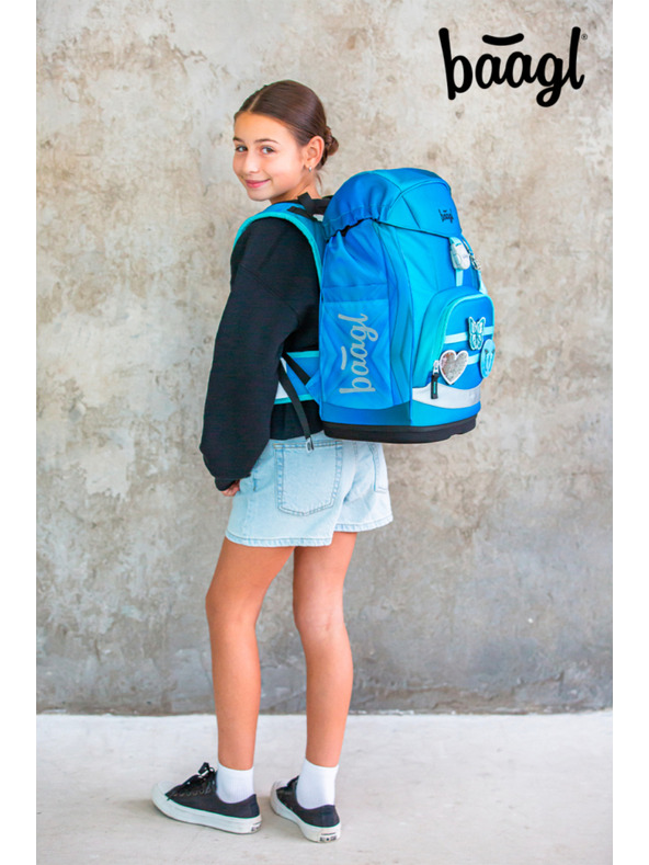 BAAGL  BAAGL SET 3 Airy Plus Butterfly: batoh, penál, sáček