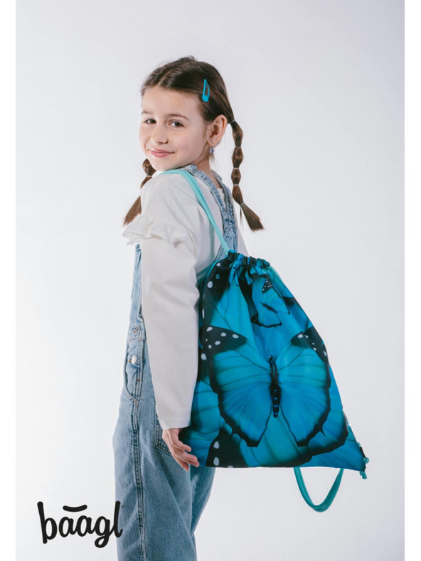 BAAGL  BAAGL SET 3 Airy Plus Butterfly: batoh, penál, sáček