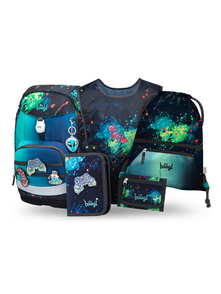 BAAGL  BAAGL SET 5 Airy Plus Chill: batoh, penál, sáček, zástěra, peněženka