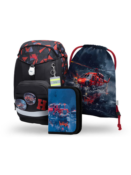 BAAGL  BAAGL SET 3 Airy Plus Záchranáři: batoh, penál, sáček