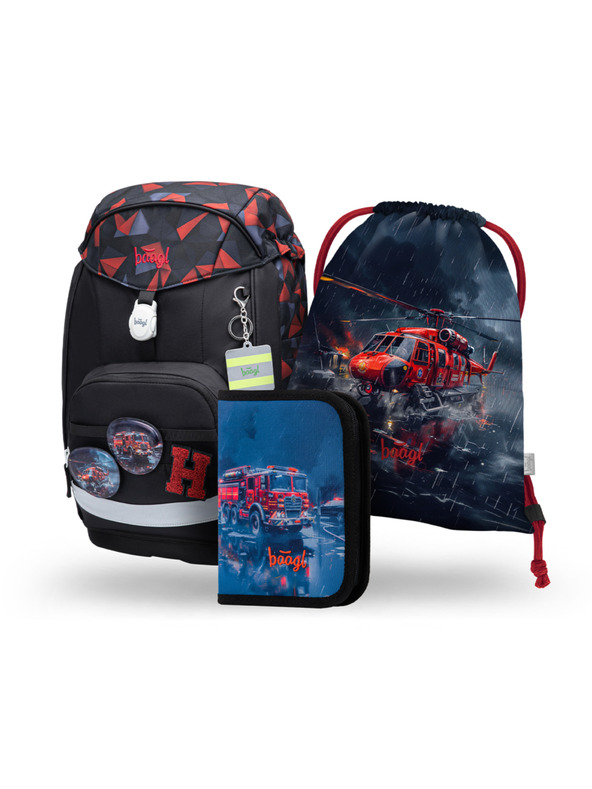 BAAGL  BAAGL SET 3 Airy Plus Záchranáři: batoh, penál, sáček