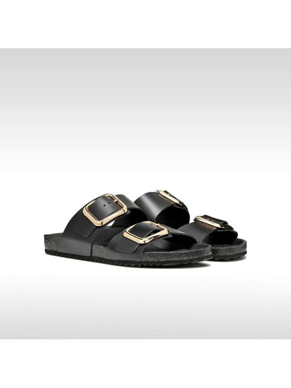 Geox Černé dámské pantofle Geox Brionia R