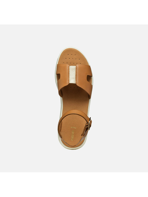 Geox Hnědé dámské sandály Geox Dandra