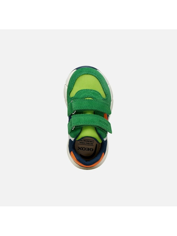 Geox Zelené chlapecké tenisky Geox Flexyper Mini