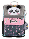 BAAGL  Šedý 3 set zippy panda: aktovka, penál, sáček Baagl