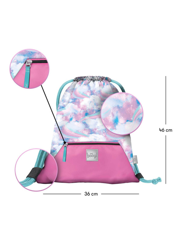 BAAGL  Modrý vak s kapsou Baagl Nebe