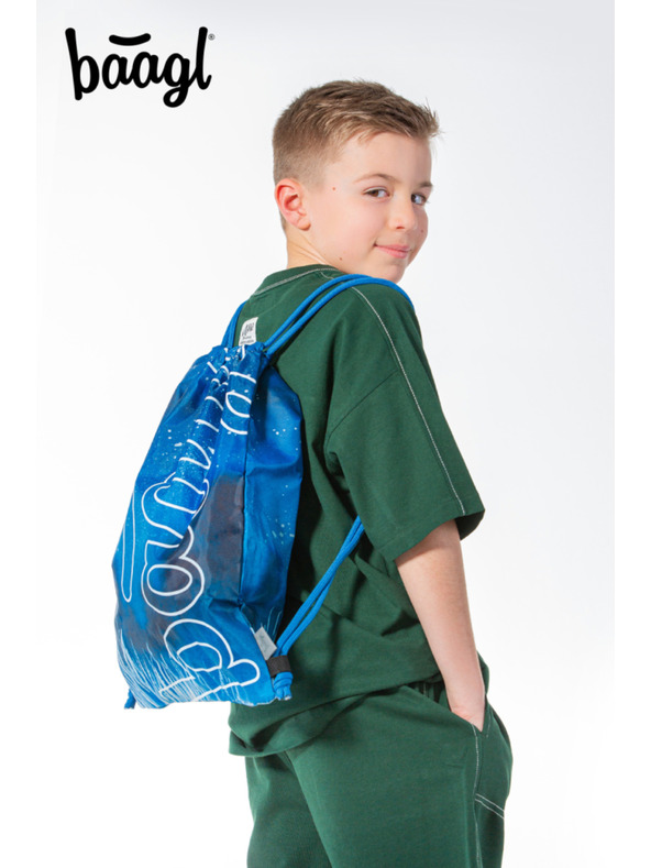 BAAGL  Modrý vak Baagl Skate Steel