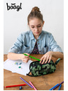 BAAGL  Zelený studentský penál etue Baagl Green