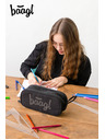 BAAGL  Černý studentský penál etue Baagl Black