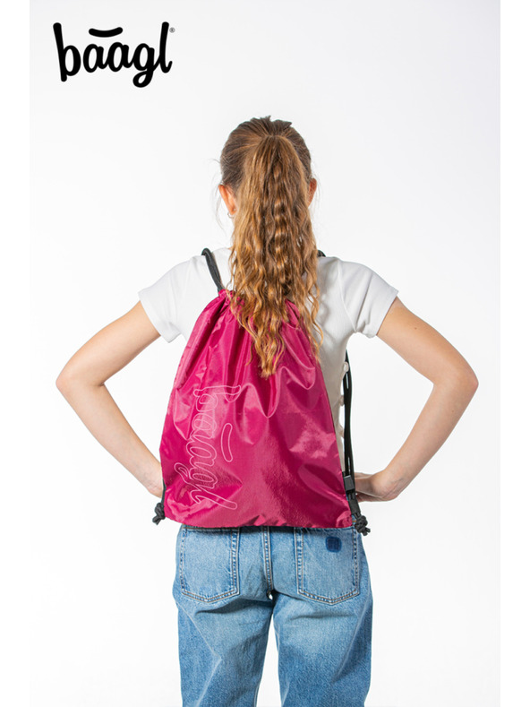 BAAGL  Červený vak Baagl Ruby