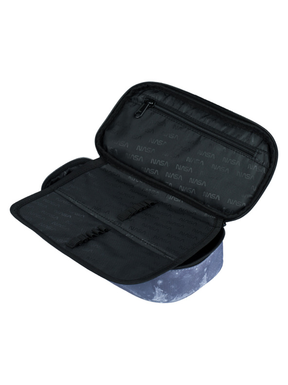 BAAGL  Šedý školní penál etue Baagl NASA Grey