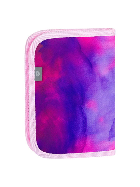 BAAGL  Fialový školní penál jednopatrový Baagl Kůň