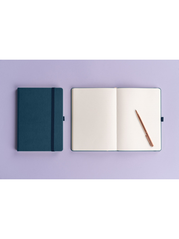 NOTIQUE NOTIQUE Notes Aprint Neo, modrý, tečkovaný, 15 x 21 cm