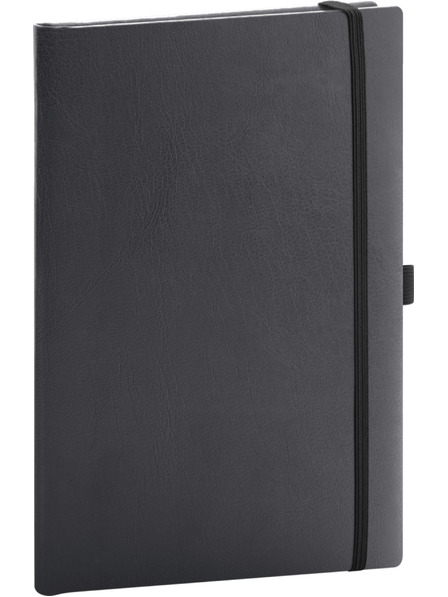 NOTIQUE NOTIQUE Notes Balacron, černý, tečkovaný, 15 x 21 cm