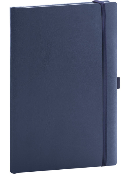 NOTIQUE NOTIQUE Notes Balacron, tmavě modrý, tečkovaný, 15 x 21 cm