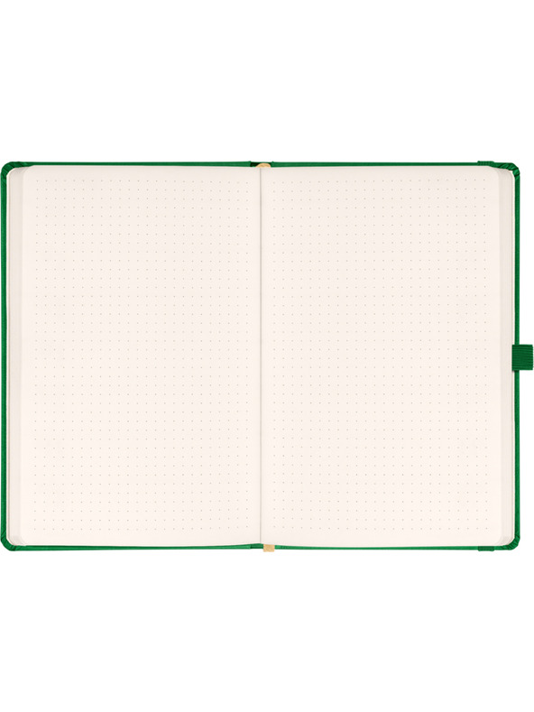 NOTIQUE NOTIQUE Notes Aprint, zelený, tečkovaný, 15 x 21 cm