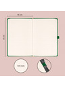 NOTIQUE NOTIQUE Notes Aprint, zelený, tečkovaný, 15 x 21 cm