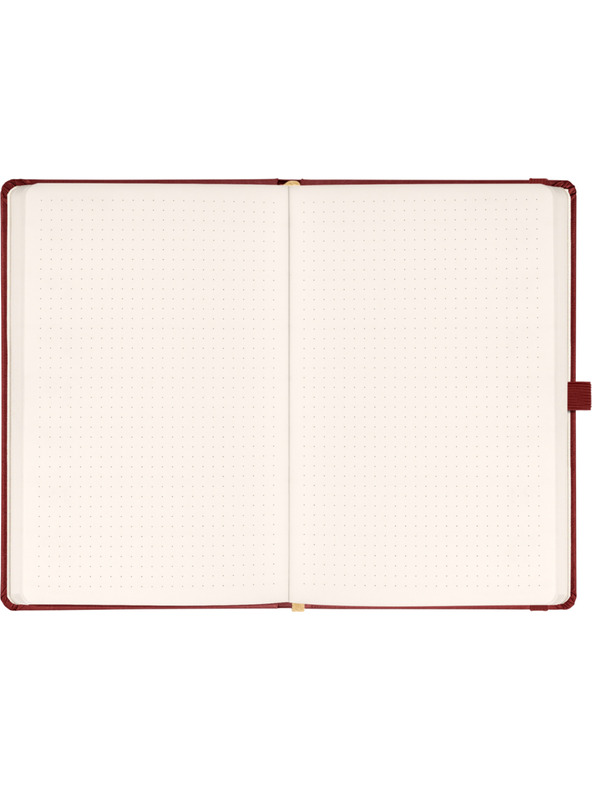 NOTIQUE NOTIQUE Notes Aprint Neo, vínový, tečkovaný, 15 x 21 cm