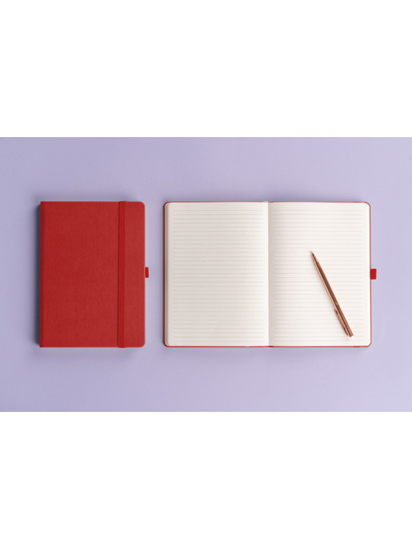 NOTIQUE NOTIQUE Notes Aprint, červený, linkovaný, 15 x 21 cm