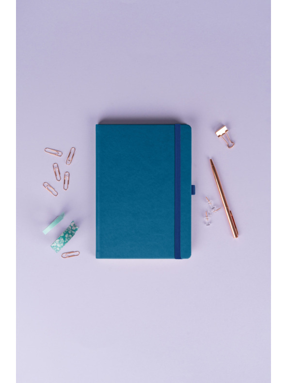 NOTIQUE NOTIQUE Notes Aprint, modrý, linkovaný, 15 x 21 cm