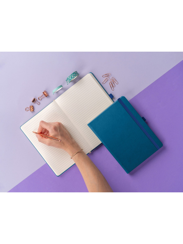 NOTIQUE NOTIQUE Notes Aprint, modrý, linkovaný, 15 x 21 cm