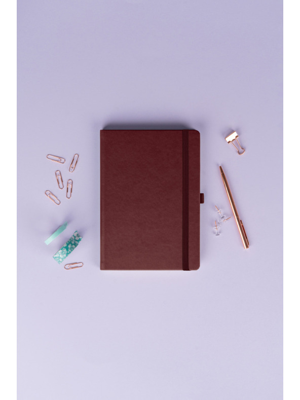 NOTIQUE NOTIQUE Notes Aprint Neo, vínový, linkovaný, 15 x 21 cm