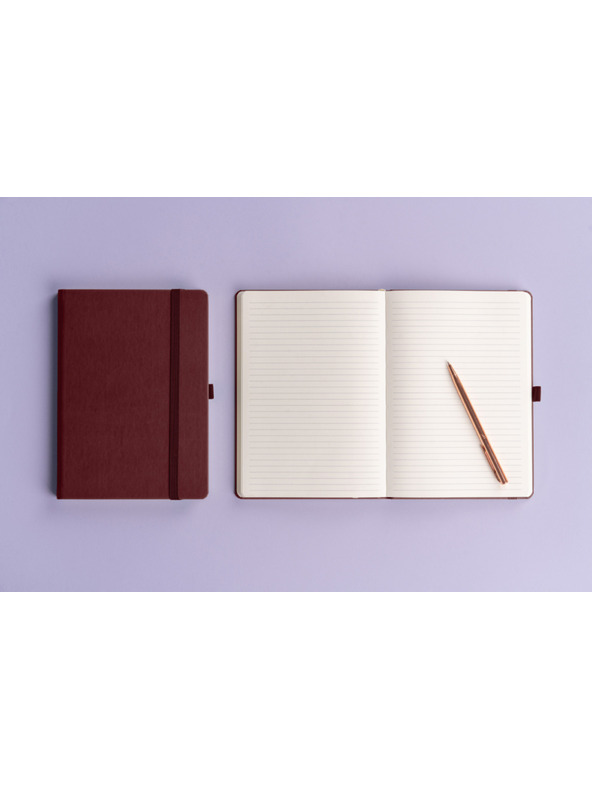 NOTIQUE NOTIQUE Notes Aprint Neo, vínový, linkovaný, 15 x 21 cm