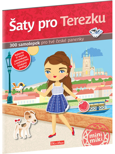 ELLA & MAX Šaty pro TEREZKU ─ Kniha samolepek