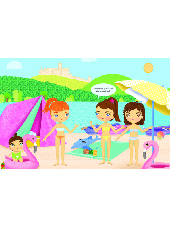 ELLA & MAX Šaty pro TEREZKU ─ Kniha samolepek