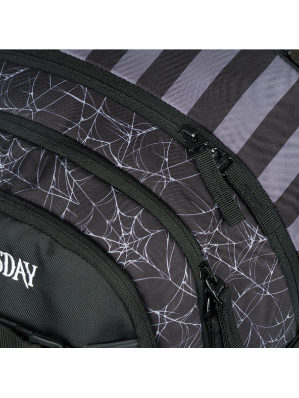 BAAGL  Černý Školní batoh Skate Wednesday Nevermore Baagl