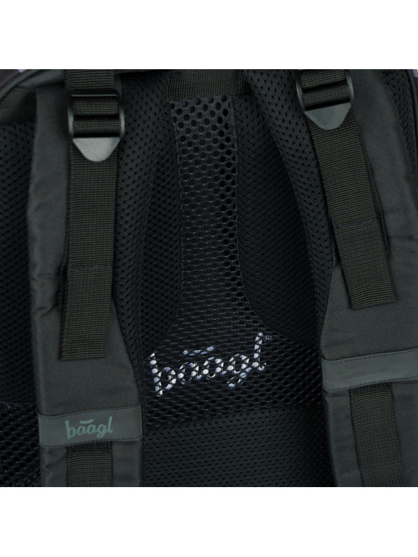 BAAGL  Černý Školní batoh Skate Wednesday Nevermore Baagl
