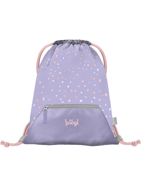 BAAGL  Fialový Sáček s kapsou Mazlíčci Baagl