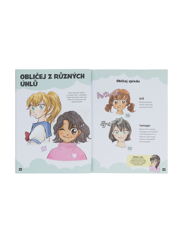 BAAGL  Jak kreslit KAWAII MANGA: POSTAVY – Krok za krokem s MISAKO