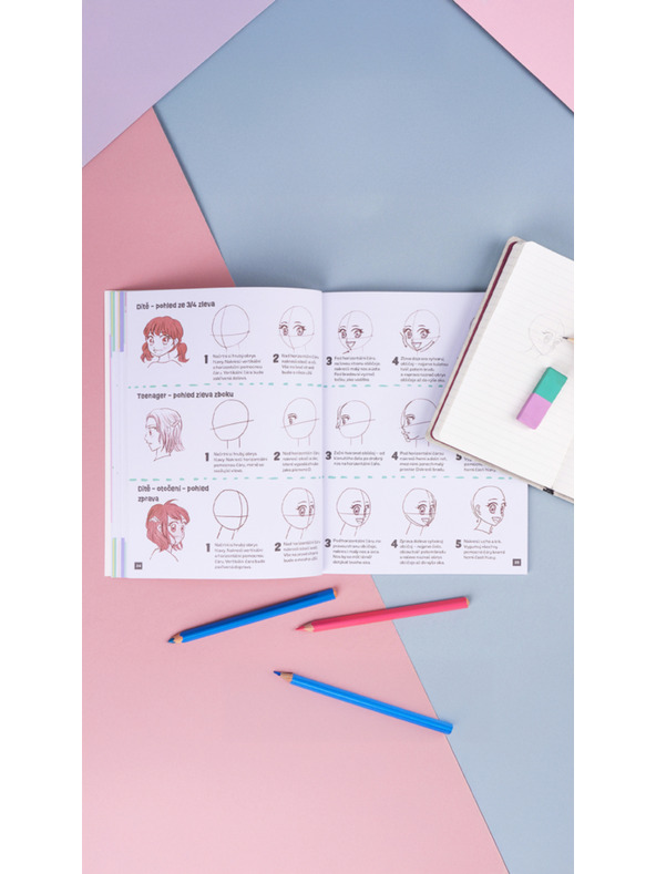 BAAGL  Jak kreslit KAWAII MANGA: POSTAVY – Krok za krokem s MISAKO