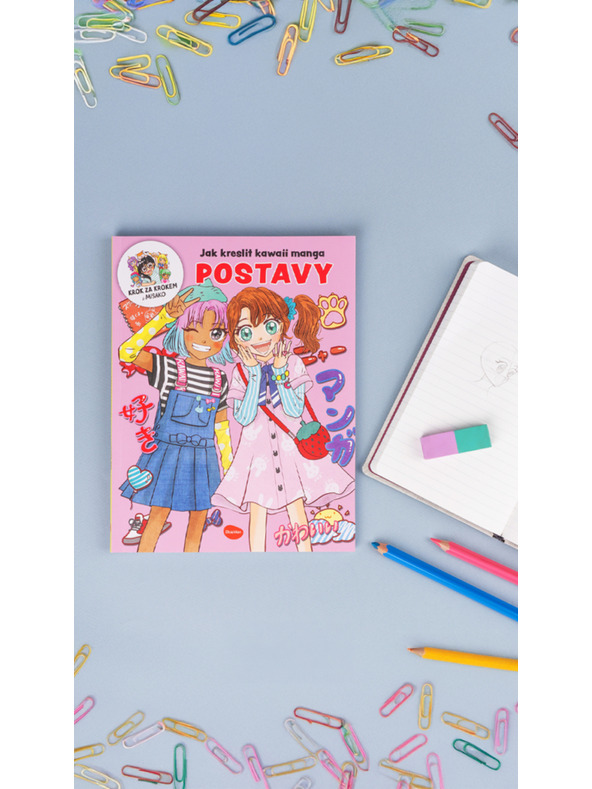 BAAGL  Jak kreslit KAWAII MANGA: POSTAVY – Krok za krokem s MISAKO