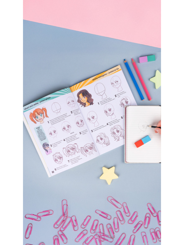 BAAGL  Jak kreslit KAWAII MANGA: MÓDA – Krok za krokem s MISAKO