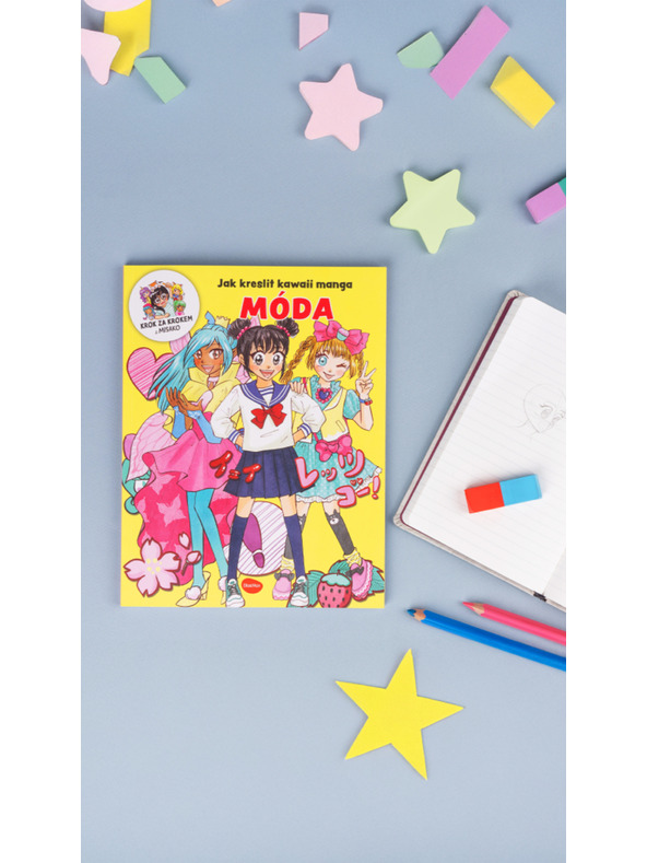 BAAGL  Jak kreslit KAWAII MANGA: MÓDA – Krok za krokem s MISAKO