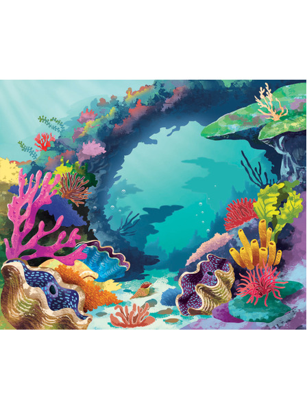 BAAGL  Čti a nalepuj – POD HLADINOU, kniha se samolepkami