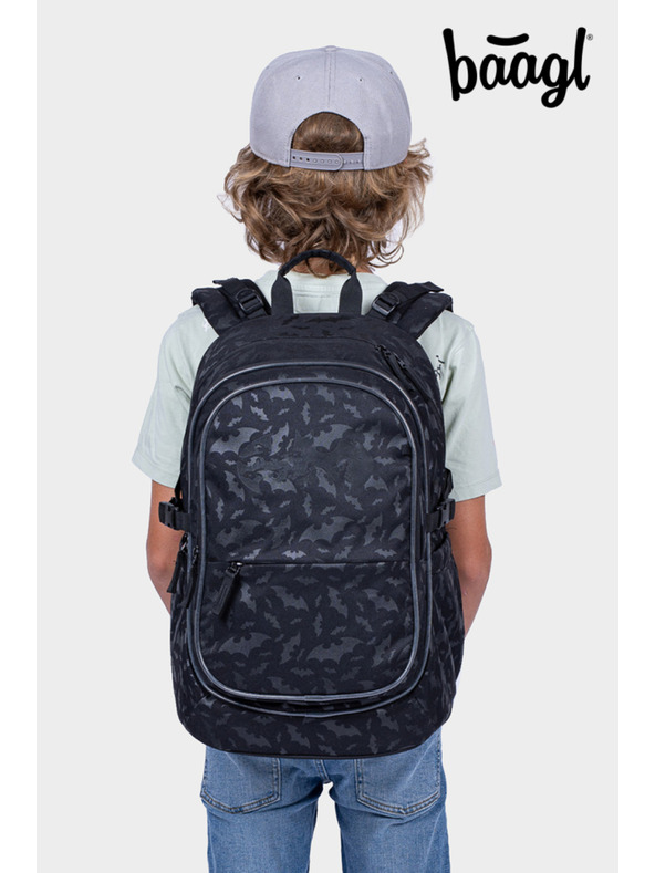 BAAGL  BAAGL Školní batoh Core Batman černý