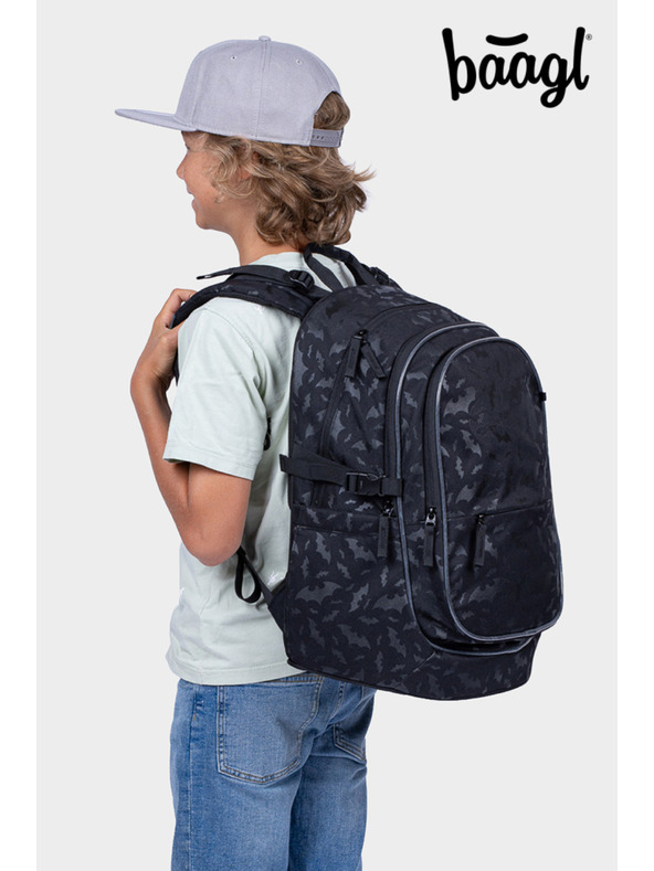 BAAGL  BAAGL Školní batoh Core Batman černý