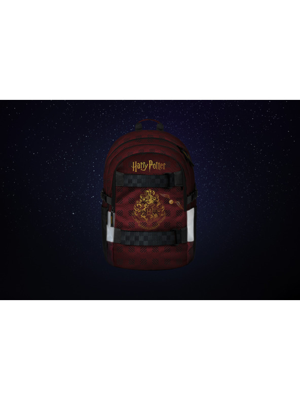 BAAGL  BAAGL SET 3 Skate Harry Potter Bradavice vínový: batoh, penál, sáček