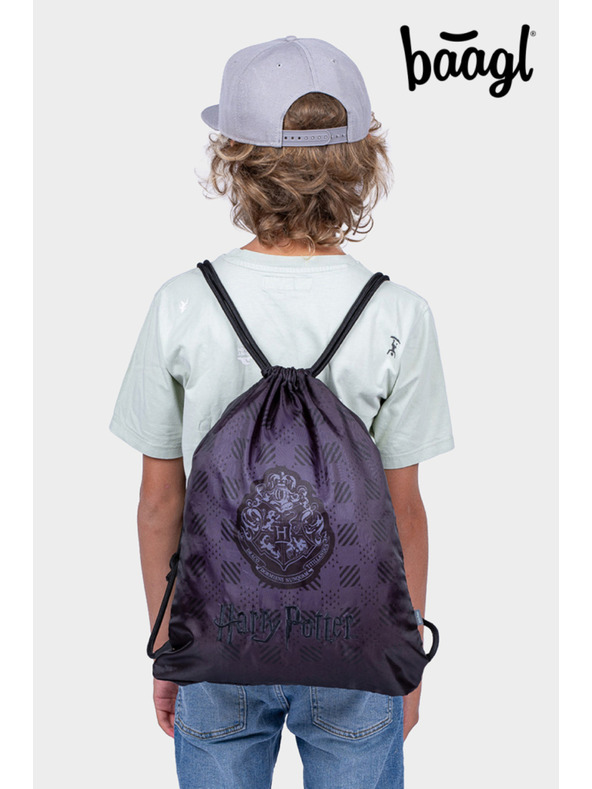 BAAGL  BAAGL SET 3 Core Harry Potter Bradavice černý: batoh, penál, sáček