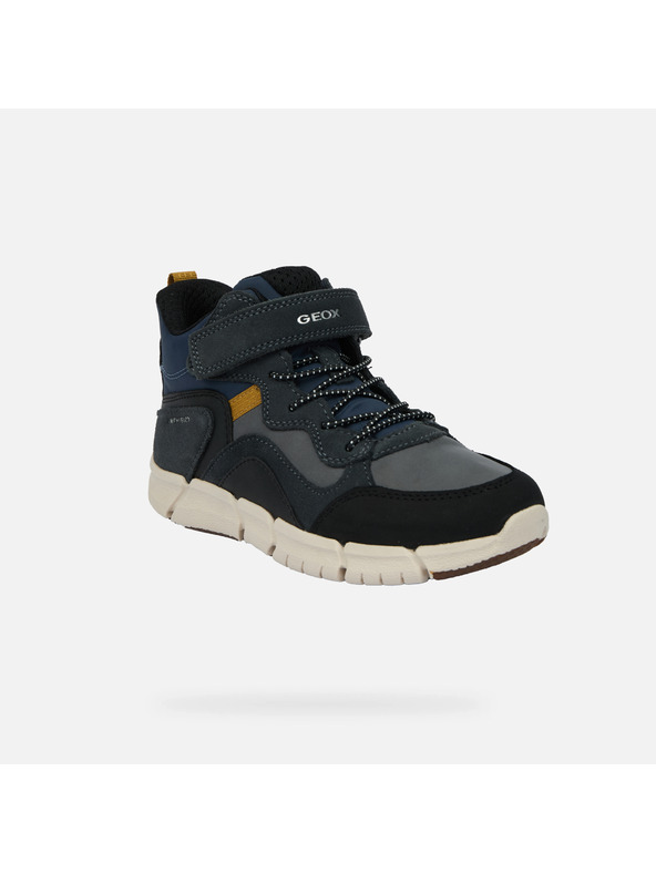 Geox Tmavě modré chlapecké tenisky Geox Flexyper Boy B ABX