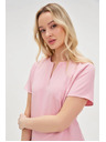 Moodo Elegantní šaty růžové Moodo