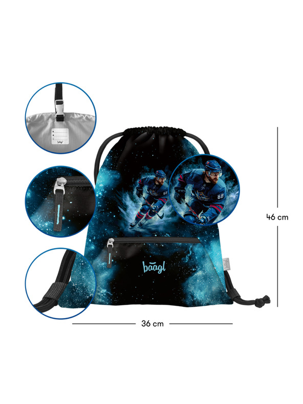 BAAGL  BAAGL Sáček s kapsou Hokej