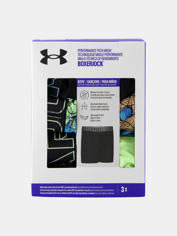 Under Armour Chlapecké boxerky Under Armour Ua Performance Tech Mesh - Prints